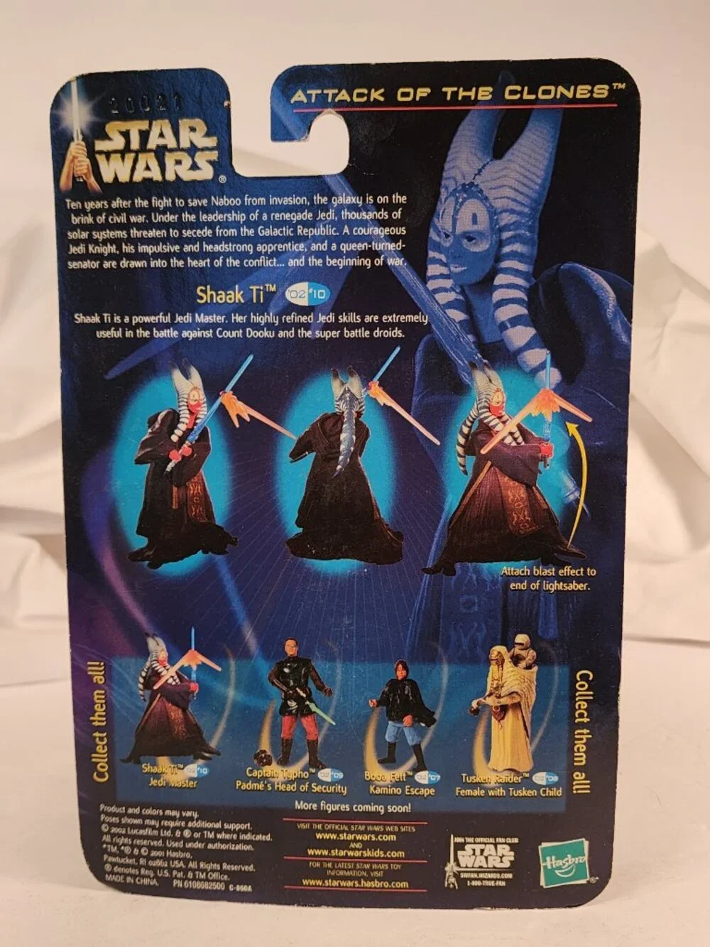 MINT IN BOX STAR WARS Attack of the Clones Captain Typho and Shaak Ti